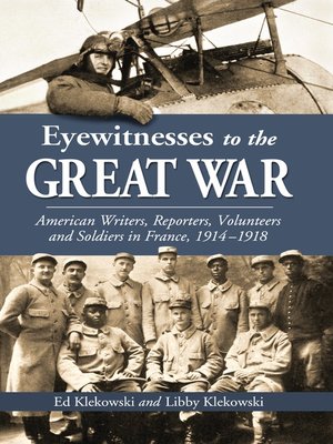 cover image of Eyewitnesses to the Great War
